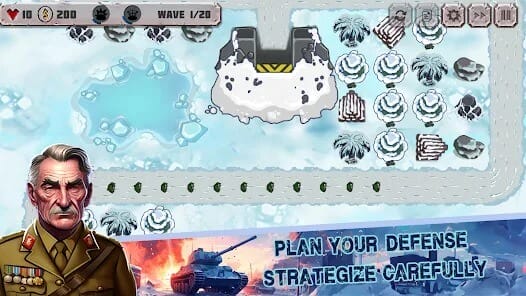 Battle Strategy Tower Defense MOD APK 1.0.18 (Free Purchase) Android