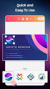 Business Card Maker MOD APK 49.0 (Premium Unlocked) Android