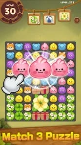 Candy Friends Forest Match 3 MOD APK 1.3.1 (Unlimited Hammer Rocket) Android