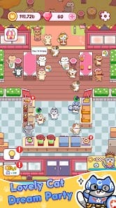 Cat Bar Restaurant Tycoon MOD APK 1.0.4 (Unlimited Gems) Android