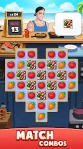 Chef Match MOD APK 1.82 (Unlimited Coins Boosters) Android