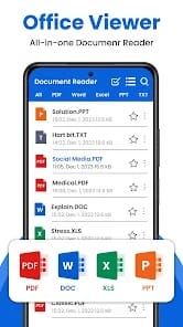 Document Reader PDF DOC PPT MOD APK 2.7.10 (Premium Unlocked) Android