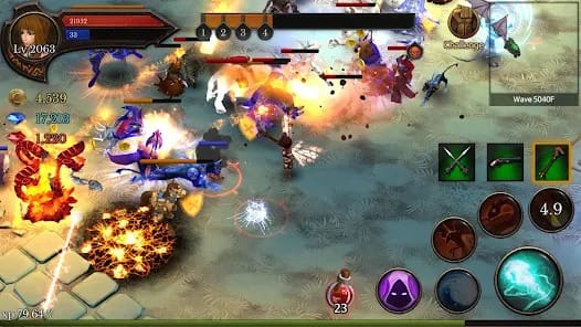 Dungeon Chronicle MOD APK 3.16 (Dumb Enemies One Hit Mana) Android