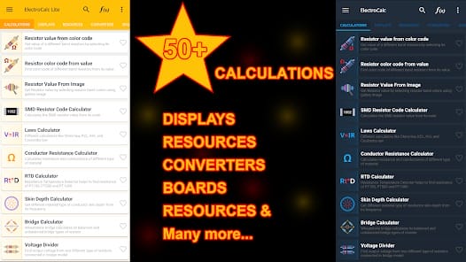 ElectroCalc DIY Electronics MOD APK 4.0 (Pro Unlocked) Android