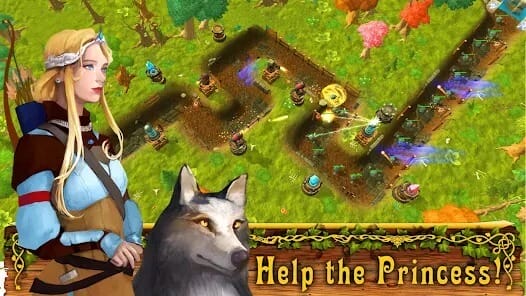 Fantasy Realm Tower Defense MOD APK 1.48 (Unlimited HP Flask Shield Unlocked) Android
