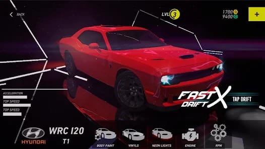 Fast X Racing Tap Drift MOD APK 1.3 (Unlimited Coins) Android