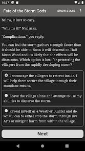 Fate of the Storm Gods MOD APK 1.0.12 (Unlocked Stories No Ads) Android