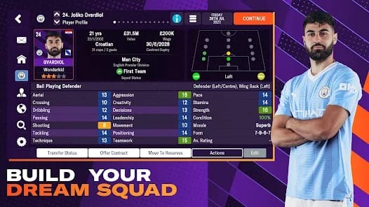 Football Manager 2024 Mobile MOD APK 15.1.2 (Unlocked) Android