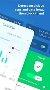 GlassWire Data Usage Monitor MOD APK 3.0.385 (Premium Unlocked) Android