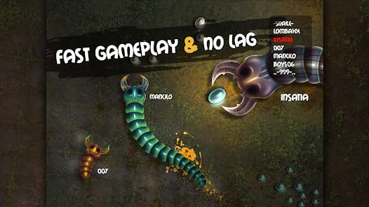 Insatiable.io Slither Snakes MOD APK 3.3.6 (Unlimited Money) Android