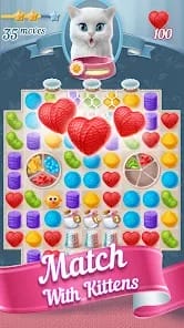 Knittens Match 3 Puzzle MOD APK 1.52 (Unlocked) Android
