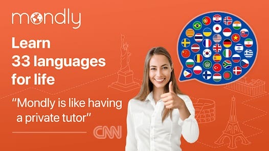 Learn 33 Languages Mondly MOD APK 9.1.6 (Premium Unlocked) Android