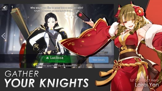Lord of Heroes anime games MOD APK 1.3.121308 (Menu Mod) Android