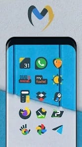 Material UI Dark Icon Pack APK 1.36 (Full Version) Android