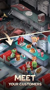 Merge Inn Cafe Merge Game MOD APK 5.8.1 (Unlimited Money) Android