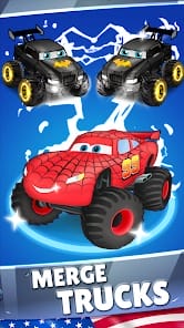 Merge Truck Monster Truck MOD APK 2.38.00 (Instant Level Up High Experience) Android