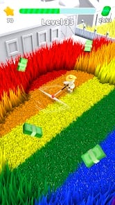 Mow My Lawn Cutting Grass MOD APK 1.42 (Free Shopping No Ads) Android
