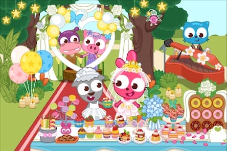 Papo Town Wedding Party MOD APK 1.0.17 (Unlock All Content) Android