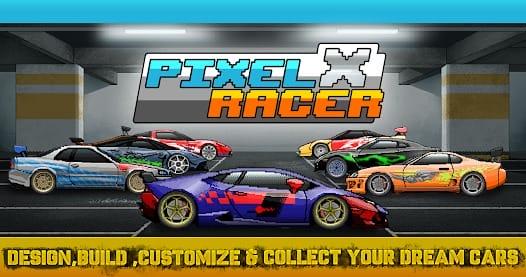 Pixel X Racer MOD APK 3.2.1 (Unlimited Money) Android