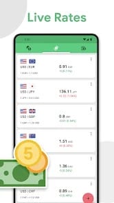 RateX Currency Converter MOD APK 3.8.7 (Premium Unlocked) Android