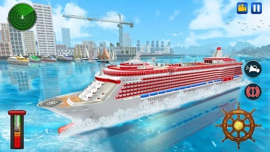 Real Cruise Ship Driving Simul MOD APK 3.0 (Unlimited Money) Android