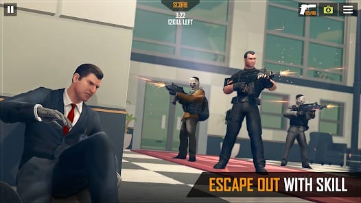 Real Gangster Bank Robber Game MOD APK 4.3 (God Mode Dumb Enemy) Android