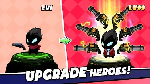Shadow Survivor Shooting Game MOD APK 1.3.25 (Damage Multiplier God Mode) Android