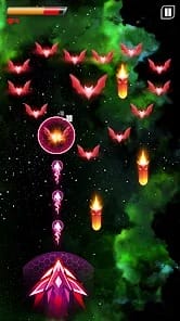 Shootero Galaxy Space Shooter MOD APK 1.4.18 (God Mode One Hit Money) Android