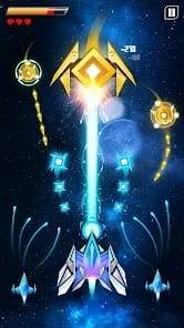 Shootero Galaxy Space Shooter MOD APK 1.4.18 (God Mode One Hit Money) Android