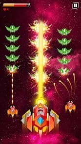 Shootero Galaxy Space Shooter MOD APK 1.4.18 (God Mode One Hit Money) Android