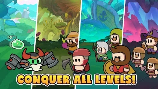 Slime Battle Idle RPG Games MOD APK 1.0.108 (God Mode Unlimited Currency) Android