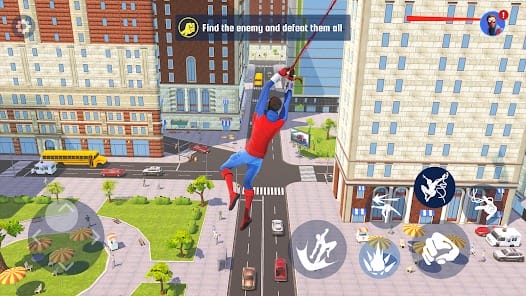 Spider Fighting Hero Game MOD APK 2.8.1.3 (Godmode Free Skills Skins) Android