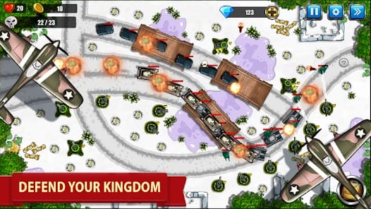 TD War Strategy Game MOD APK 2.2.50 (High Rewards Free Cost) Android