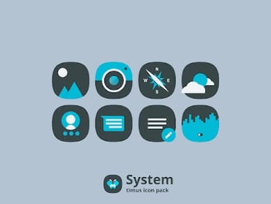 Timus Rounded Dark Icon Pack APK 13.9 (Full Version) Android