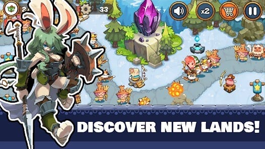 Tower Defense Kingdom Reborn MOD APK 1.3.1 (Unlimited Gears Booster) Android