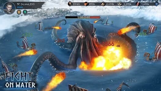 Viking Rise MOD APK 1.4.131 (Battle Build Fast Multipler) Android