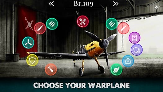 Warplanes Inc WW2 Plane War MOD APK 1.23 (Free Shopping) Android