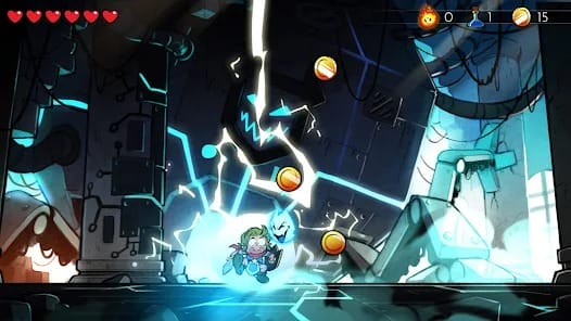 Wonder Boy The Dragons Trap MOD APK 1.1.3 (God Mode Money) Android