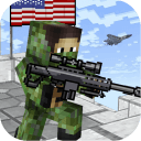 American Block Sniper Survival MOD APK 1.130 (God Mode Dumb Enemy) Android