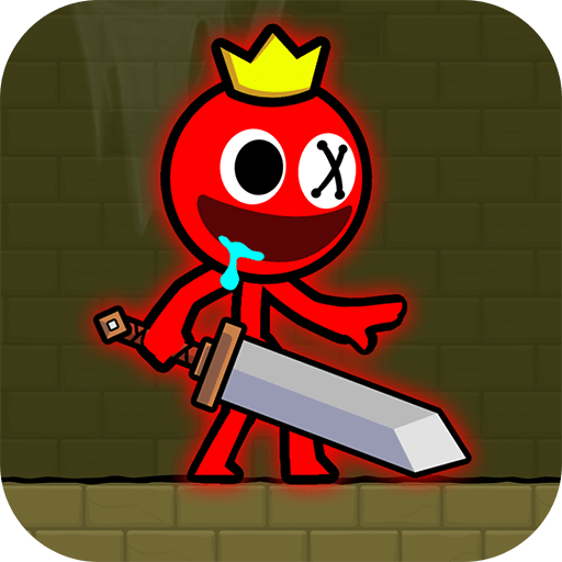 Red Stickman Stick Adventure MOD APK 2.6.8 (Skin miễn phí không giới hạn trái tim) Android screenshot