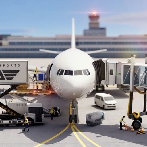 World of Airports MOD APK 2.2.1 (All Airports Planes Unlocked) Android icon