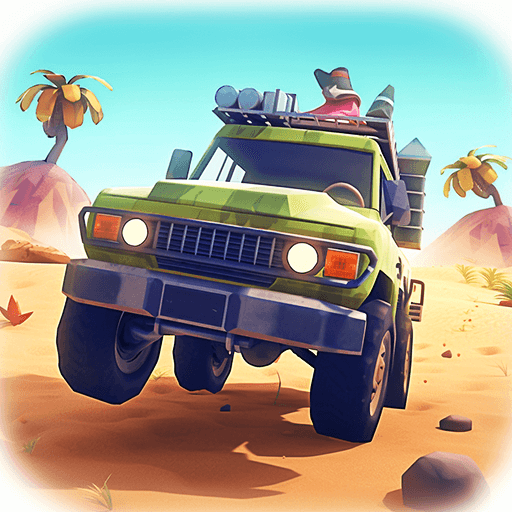 Zombie Offroad Safari MOD APK 1.2.7 (denaro illimitato) Android screenshot
