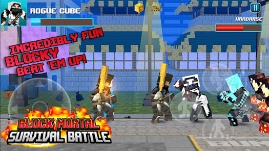 Block Mortal Survival Battle MOD APK 1.59 (Auto Skip Wave Level Speed) Android