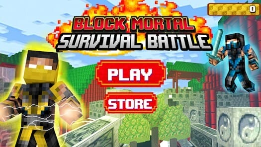 Block Mortal Survival Battle MOD APK 1.59 (Auto Skip Wave Level Speed) Android