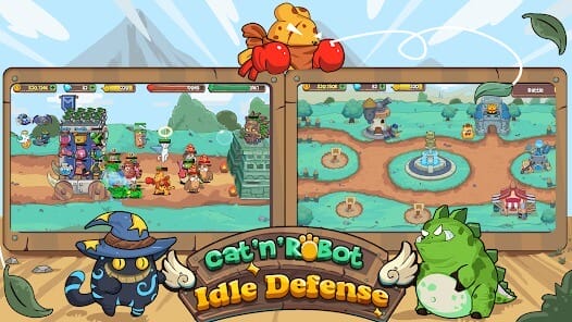 CatnRobot Idle TD Battle Cat MOD APK 4.1.0 (Unlimited Skill) Android