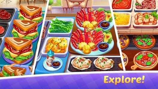 Cooking Train Food Games MOD APK 1.2.53 (Unlimited Money) Android