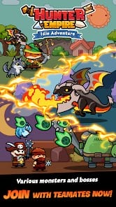 Hunter Empire Idle Adventure MOD APK 1.0.01.02.05 (Gold Gems Muliplier) Android
