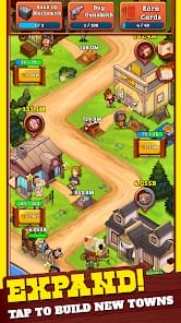 Idle Frontier Tap Town Tycoon MOD APK 1.087 (Unlimited Money Free Upgrade) Android