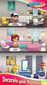 Pocket Family Dreams My Home MOD APK 1.1.5.39 (Unlimited Money) Android