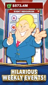 Pocket Politics Idle Money MOD APK 1.464.1 (Anti Cheat Upgrade Bonus) Android